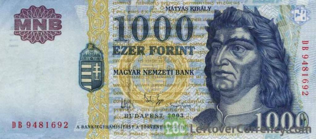 Október végéig fizethetünk a régi 1000 forintos bankjegyekkel