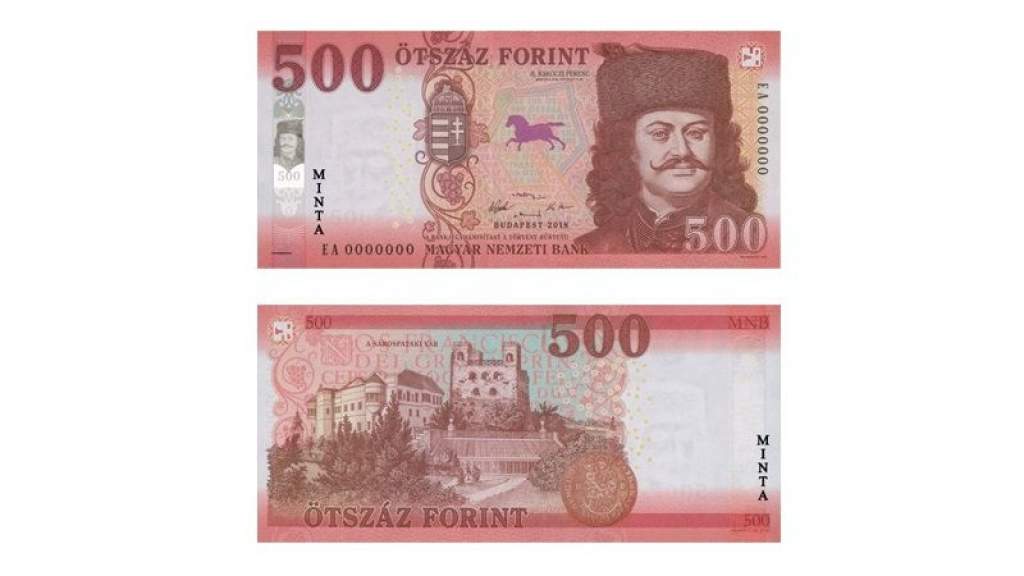 Február 1-jétől kerülnek forgalomba az új 500 forintos bankjegyek