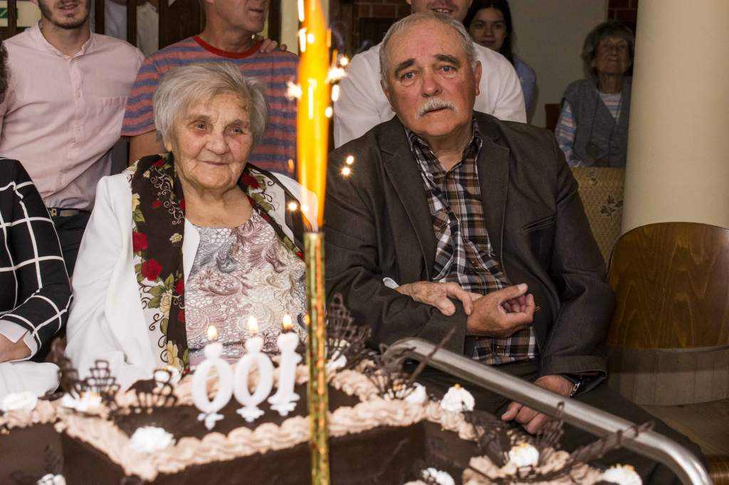 Erzsike néni hálás a sorsnak, hogy megélhette 100. életévét