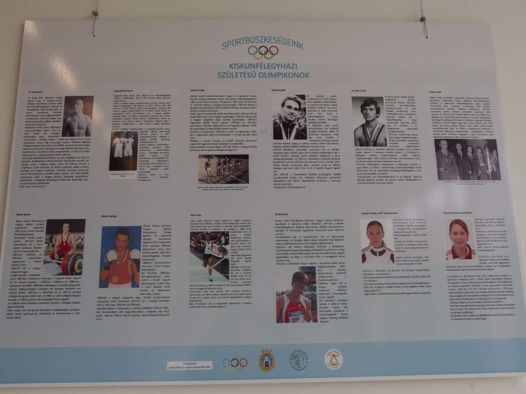 Képcsarnok nyílt a félegyházi olimpikonokról 