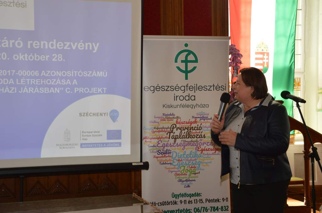 Projektzáró eseményt tartott a Kiskunfélegyházi Egészségfejlesztési Iroda