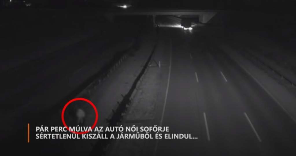 Hihetetlen baleset az M0-ás autóúton – videóval