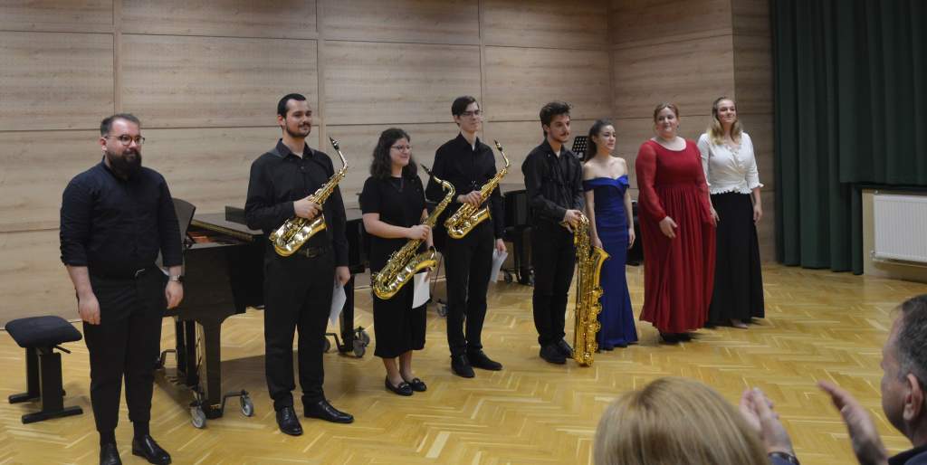 A Debreceni Egyetem hallgatói koncerteztek a zeneiskolában