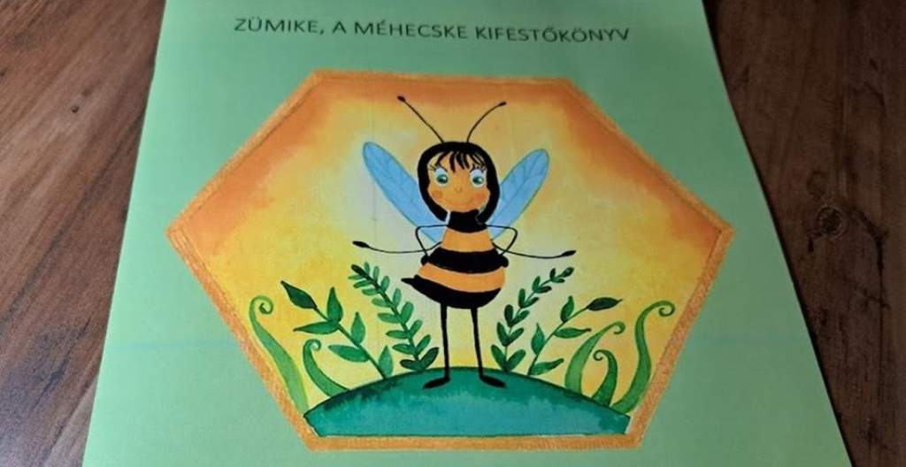 Már kifestőként is elérhető Zümike, a méhecske