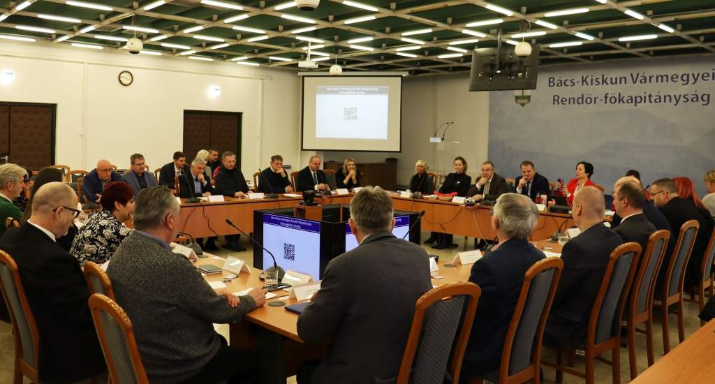 Évzáró ülést tartott a Bács-Kiskun Vármegyei Bűnmegelőzési Tanács