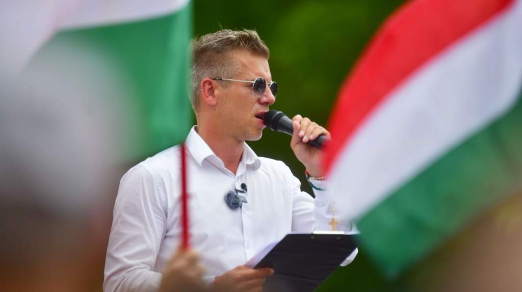 Kiskunfélegyházán kampányolt Magyar Péter