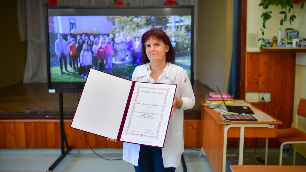 Belügyminiszteri elismerésben részesült Jankovszkiné Dobó Anikó