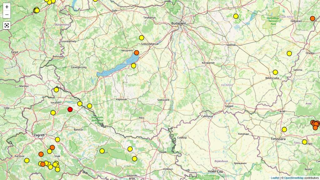 Megmozdult a föld a horvát-magyar határnál