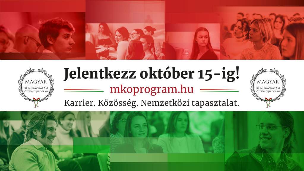 Már lehet jelentkezni a Magyar Közigazgatási Ösztöndíjprogramra