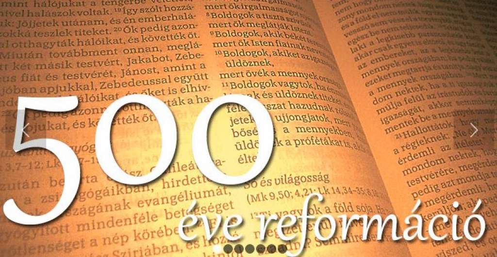 Előkészületek a reformáció 500. évfordulójára