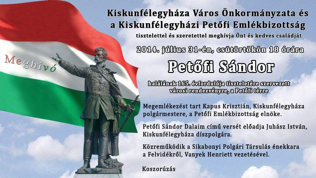 Emlékezzünk Petőfi Sándorra!