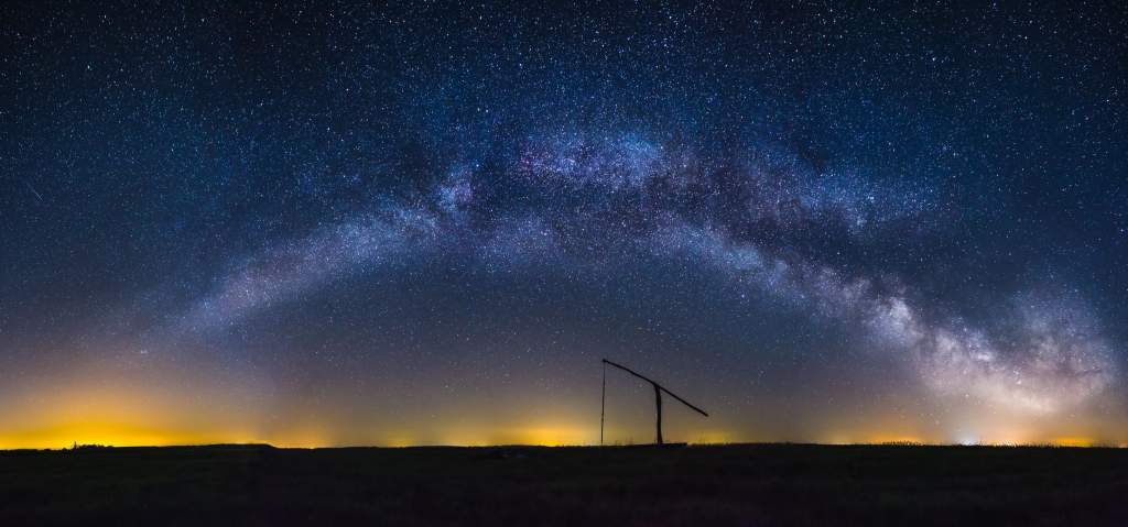 Milky Way, azaz a Tejút a Böddi-székről nézve